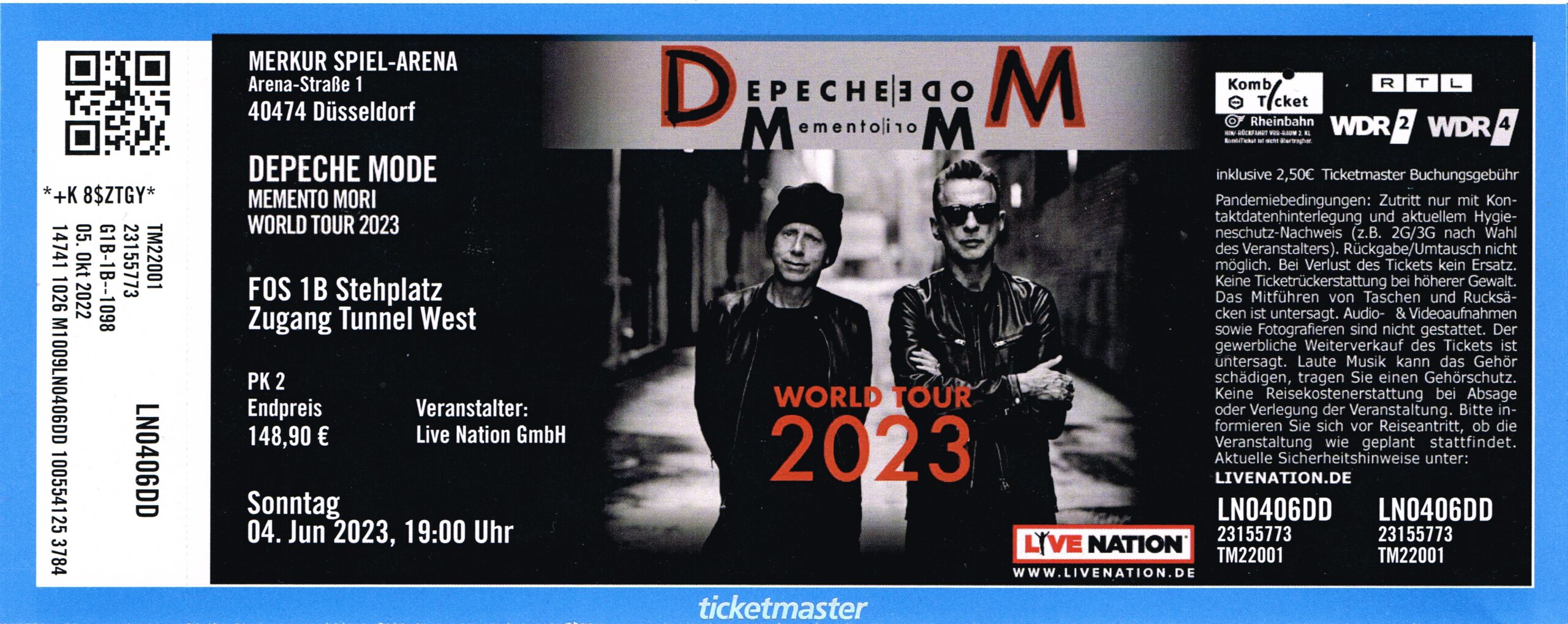 04.06.2023 -Depeche Mode - Memento Mori @Düsseldorf/MERKUR SPIEL ARENA