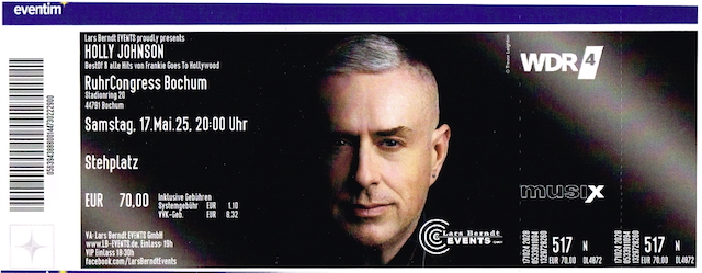 17.05.2025 - Holly Johnson@Bochum/RuhrCongress